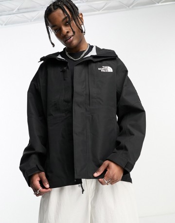 The North Face Denali Polartec fleece jacket in purple and black