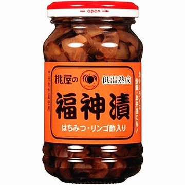 【江戶物語】桃屋 福神漬 145g 玻璃罐裝 添加蜂蜜、蘋果醋 桃屋福神漬 配飯 涼拌 野菜醃漬罐 拜拜 日本原裝進口