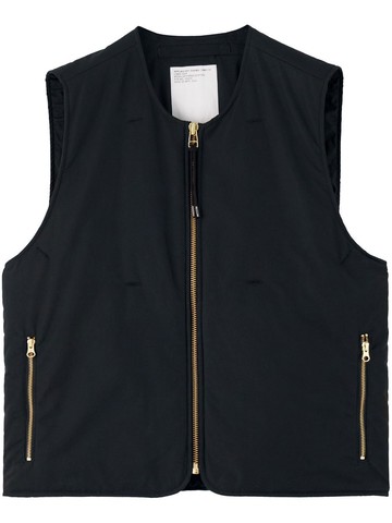 Applied Art Forms - AM2-1C Ventile Liner vest - men - Cotton/Wool - L - Black