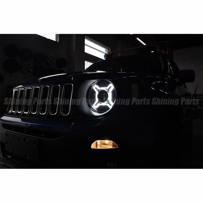 ◇BU系 ジープ レネゲード JEEP LEDヘッドライト H4 Hi/Lo
