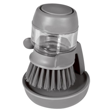 comet 自動加液一體型洗鍋刷 12.2 x 9.2cm  1個  灰色