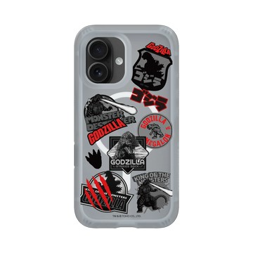 iPhone 16 AirX 流變灰 - 哥吉拉 Godzilla - 經典黑紅怪獸圖鑑