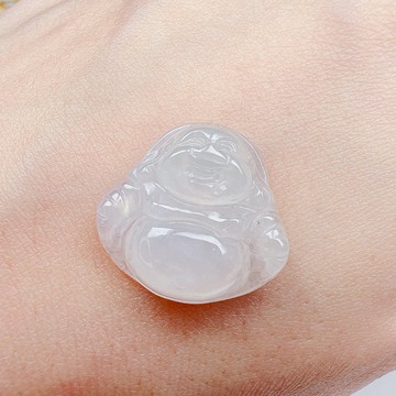 冰種翡翠彌勒佛 | 天然緬甸A貨翡翠 | 送禮