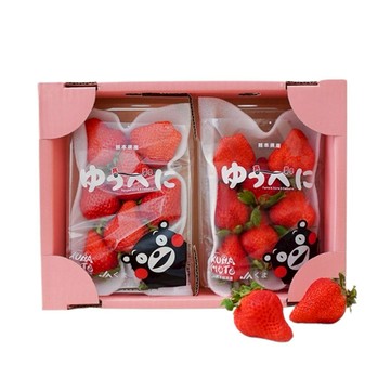 迎接莓好每一天【新鮮屋 FRESCO】日本熊本草莓2入/箱 (500g±10%/盒) 新年禮盒 春節禮盒 年節送禮 過年走春 送親友 伴手禮 幸福好滋味 好吃無負擔 送禮大方