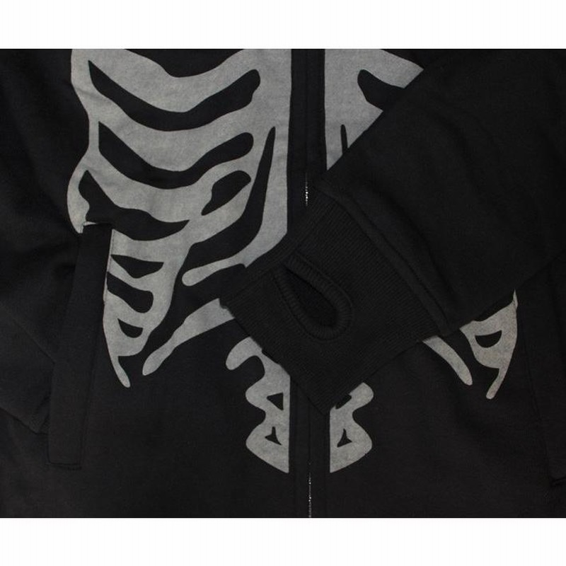 スカルパーカー ドクロ パーカ SKULL BONE PARKA ロック