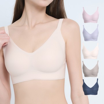 韓國  JUNGDOG【5件組】石墨烯輕運動休閒 無痕內衣 - M-全色5入