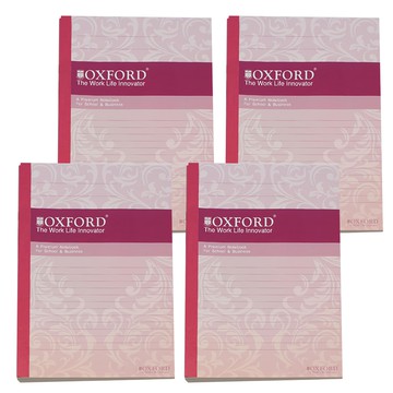 OXFORD 橫線筆記本B5 100頁 顏色隨機 學生辦公必備  4本