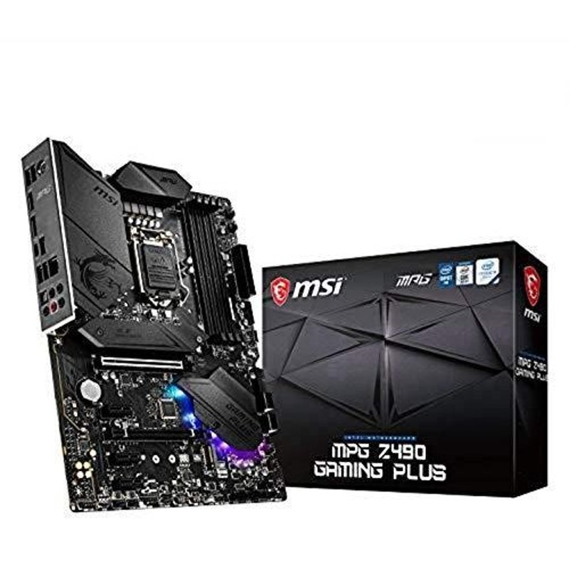 MSI MPG Gaming Plus Intel Z490 LGA 1200 ATX DDR4-SDRAM ...