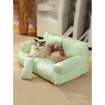 貓窩四季通用可拆洗貓咪沙發床夏天狗狗睡覺窩冰絲墊子寵物用品