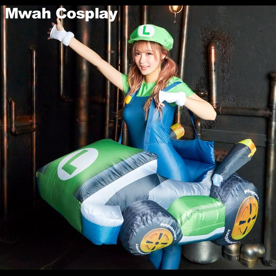 帽子 マリオ ルイージ ユニセックス ハロウィン 仮装 コスプレ - コスプレ