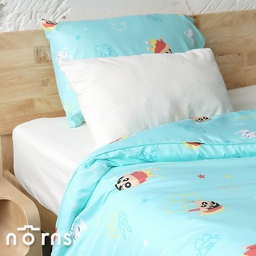 Norns 蠟筆小新塗鴉100%天絲鋪棉兩用被套 單人