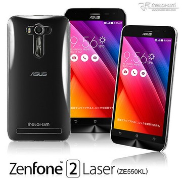 【UNIPRO】Metal-Slim 華碩 ZenFone2 Laser(ZE550KL) 高抗刮PC透明系列保護殼 奈米抗刮材質