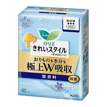 KAO Laurier 雙重吸收消臭護墊 62枚入