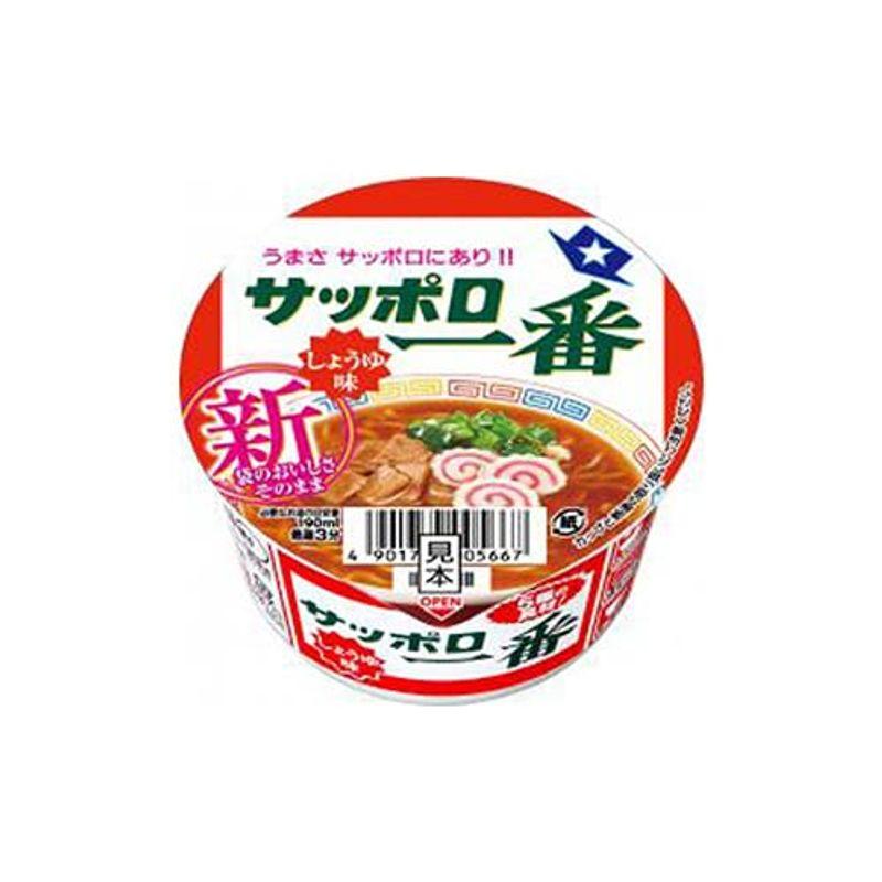 サッポロ一番 しょうゆ味ミニどんぶり 42g×12個入り (1ケース)