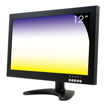 CHICHIAU 12吋多功能IPS LED寬螢幕液晶顯示器(AVBNCVGAHDMIUSB)