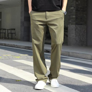 斷碼清倉 男士男裝加肥大碼長褲工作褲直筒寬松休閑褲春夏季透氣