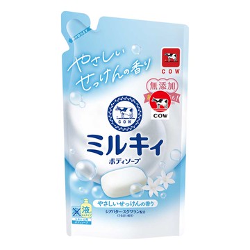 牛乳石鹼Milky牛乳精華沐浴乳補充皂香360ml