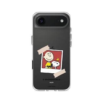 iPhone Air Clear Case（相機按鈕） 透明 - 史努比 Snoopy - 拍立得-Good Partner