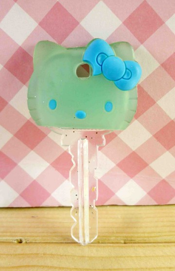 【震撼精品百貨】Hello Kitty 凱蒂貓 KITTY鎖套-頭藍 震撼日式精品百貨