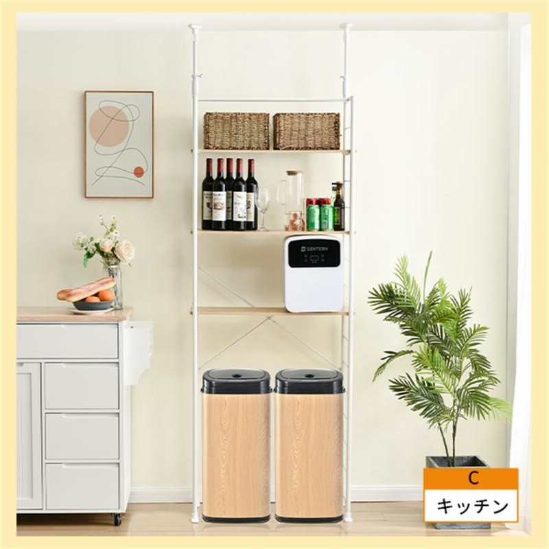 新品 突っ張り棚 壁面収納 ラック 突っ張り式 玄関棚 キッチンラック 壁面ラック おしゃれ 省スペース シンプル 収納棚 北欧 スリム 薄型 洗濯機 ラック 通販 Lineポイント最大0 5 Get Lineショッピング