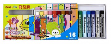 Pentel飛龍 粉蠟筆 16色入 /盒 PHN9-16【APP滿額下單10%點數(單一帳號最高5000點)】1/31止