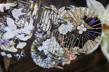 千鶴秋殤 秋日雰囲気 東方庭園 PET 紙膠帶 貝殼光 10米卷