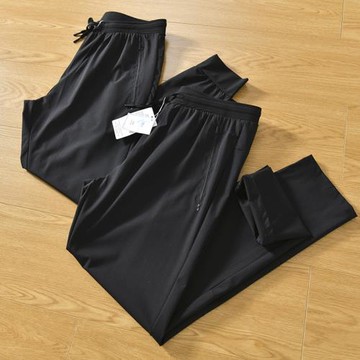 涼爽神褲！冰絲四面彈力！外貿男裝夏季松緊腰速干透氣運動休閑褲