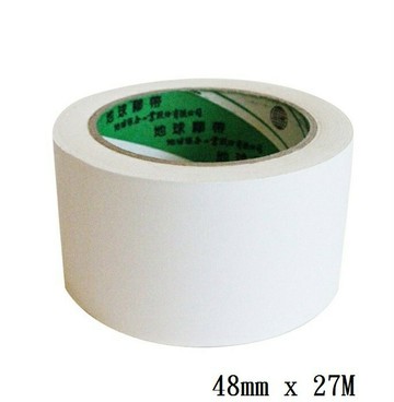 地球 PVC布紋膠帶 冷氣膠帶 免刀膠帶 (48mm x 27M) (白色) (1包6捲入)【APP滿額下單4%點數(單一帳號最高1000點)】7/31止