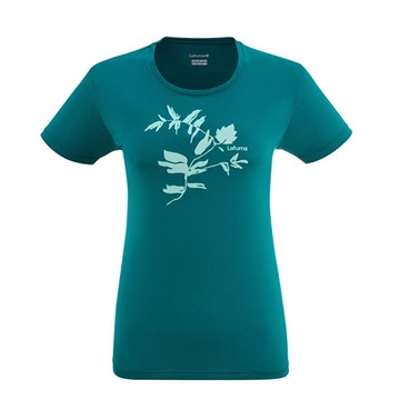 Lafuma CORPORATE 女 短袖排汗衣-沼綠-LFV115509416