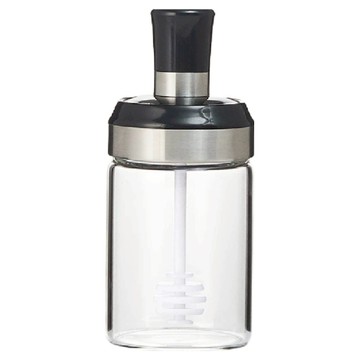 小麥購物 密封玻璃調味瓶/佐料罐 L977 蜂蜜款  250ml  1個