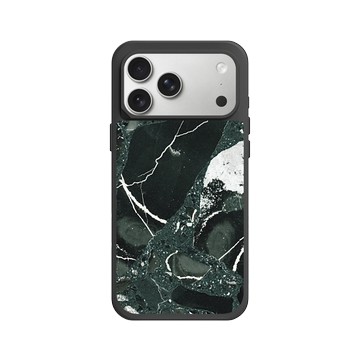 iPhone 17 Pro Max SolidX 黑 - 石紋與渲染 / Marble & Dreamy Gradient - 夜闌