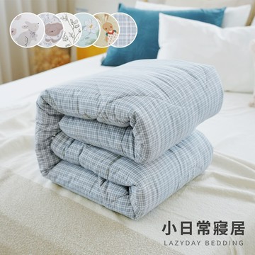 【小日常寢居】YQ11-水洗棉羽絲絨被2.3kg重台灣製6x7尺雙人 韓國棉被 雲朵被 棉被 冬被 厚被