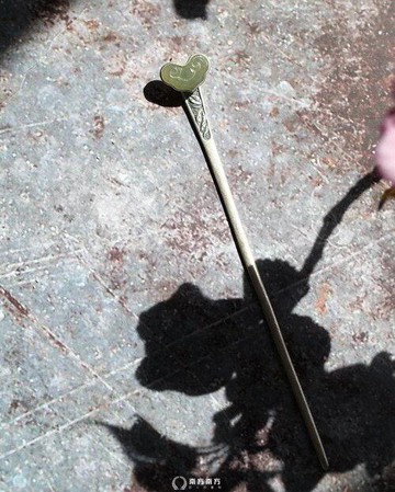 和田玉如意s925銀發簪古風原創盤發釵子古裝頭飾挽發發飾簪子唐風