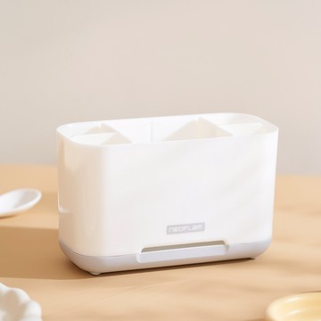 CASA抗菌餐具收納架-純淨白