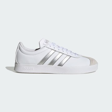 Adidas 愛迪達 VL Court Base [ID3716] 女 運動休閒鞋 舒適 白 銀