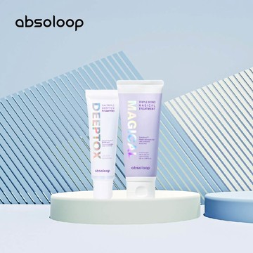 ABSOLOOP 頭皮淨化磨砂膏洗髮精+修護損傷護髮乳