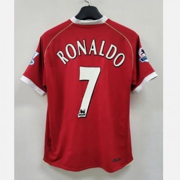 復古球衣經典復刻版里斯本紅魔皇M葡萄牙尤文隊服C羅納爾多足球服