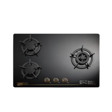 莊頭北 三口玻璃檯面爐左二右一 天然 TG-8533G NG1