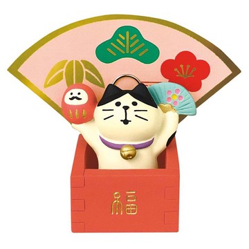日本 Decole - 可愛新年小擺飾 ますます步步高升-開運 (4.7x3.7x4.5cm)