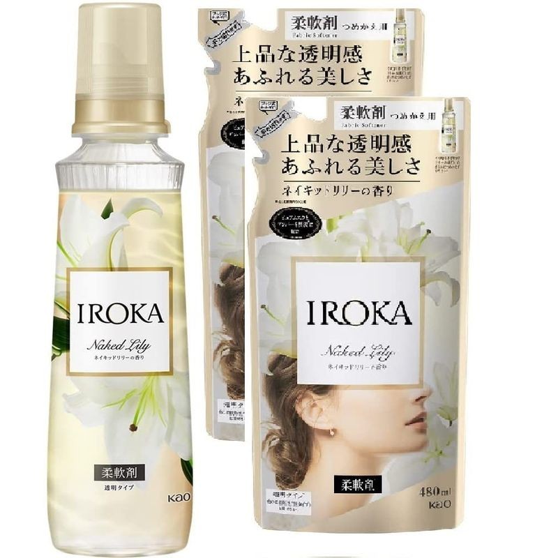 通信販売 限定 花王 イロカ ブリリアントブーケ つめかえ用 480ml 3袋