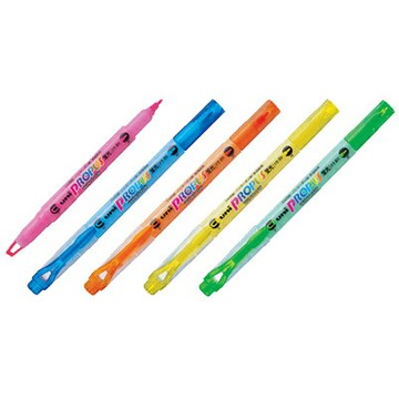 【文具通】UNI 三菱 PUS-102T 視窗雙頭螢光筆 藍 A1040241【APP滿額下單4%點數(單一帳號最高1000點)】7/31止