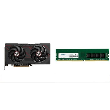 顯卡全系列 〈鈔省價〉藍寶石PULSE脈動 RX9060XT GAMING OC 16G顯卡+D4-3200 16G記憶體