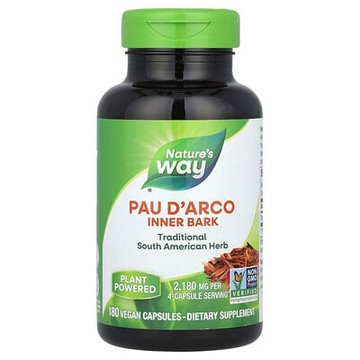 Nature's Way, 寶哥果內皮，2180 毫克，180 粒全素膠囊（每粒膠囊 545 毫克）