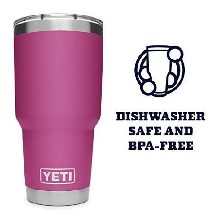 YETI Rambler 30 oz Tumbler, Stainless Steel, Vacuum Insulated with MagSlider Lid, Prickly Pear並行輸入品