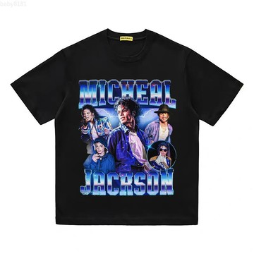 Michael Jackson 麥可傑克森 純棉T賉 美式水洗oversize短袖 厚磅寬鬆短T