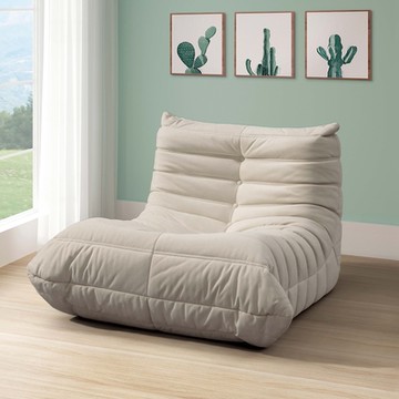 AS雅司-夏美單人座米白布沙發(三色)-100*86*69cm