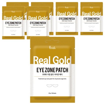 Prreti Real 黃金眼膜 針對乾燥和粗糙皮膚的護理  30片  7包