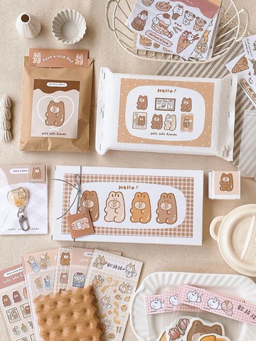 小熊軟糖禮物盒/手工包裝/交換禮物/禮盒/聖誕禮盒