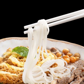 景德鎮高檔陶瓷筷子家用防霉防滑耐高溫易清洗中式家庭餐具骨瓷 h802