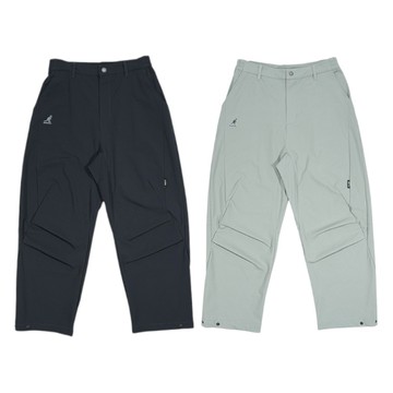 KANGOL 長褲 黑 灰 休閒 寬版 打摺褲 中性 6555154011 6555154020